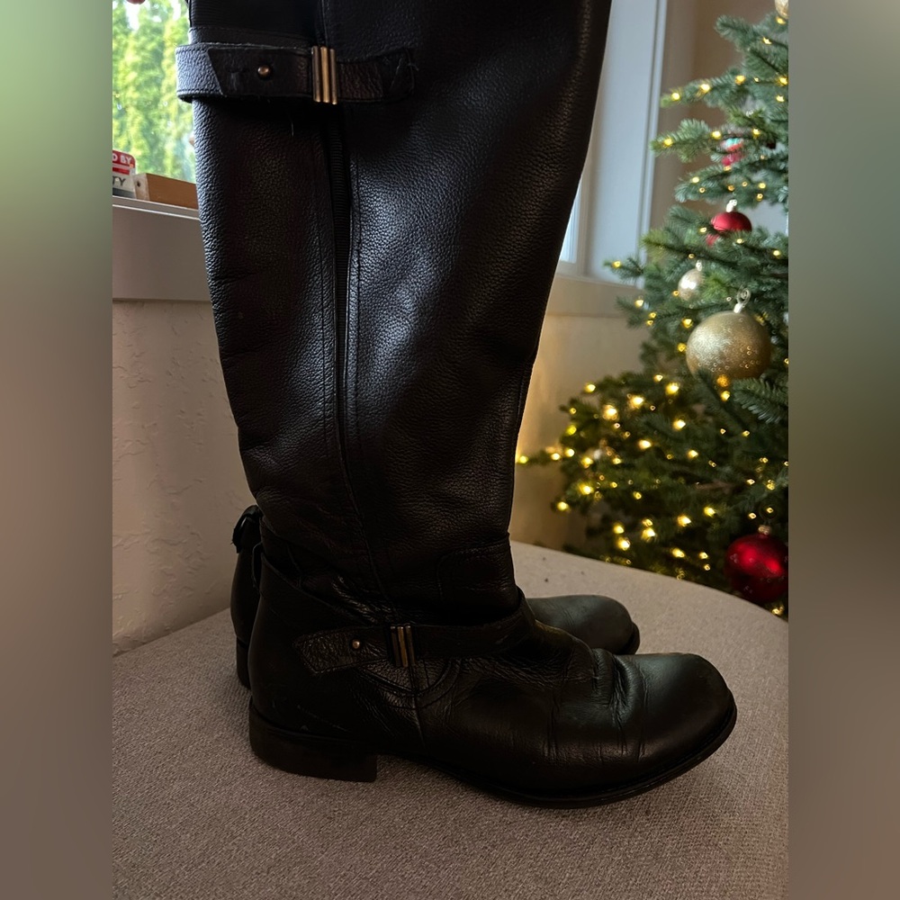 Naturalizer Wide Calf Leather Riding Boot